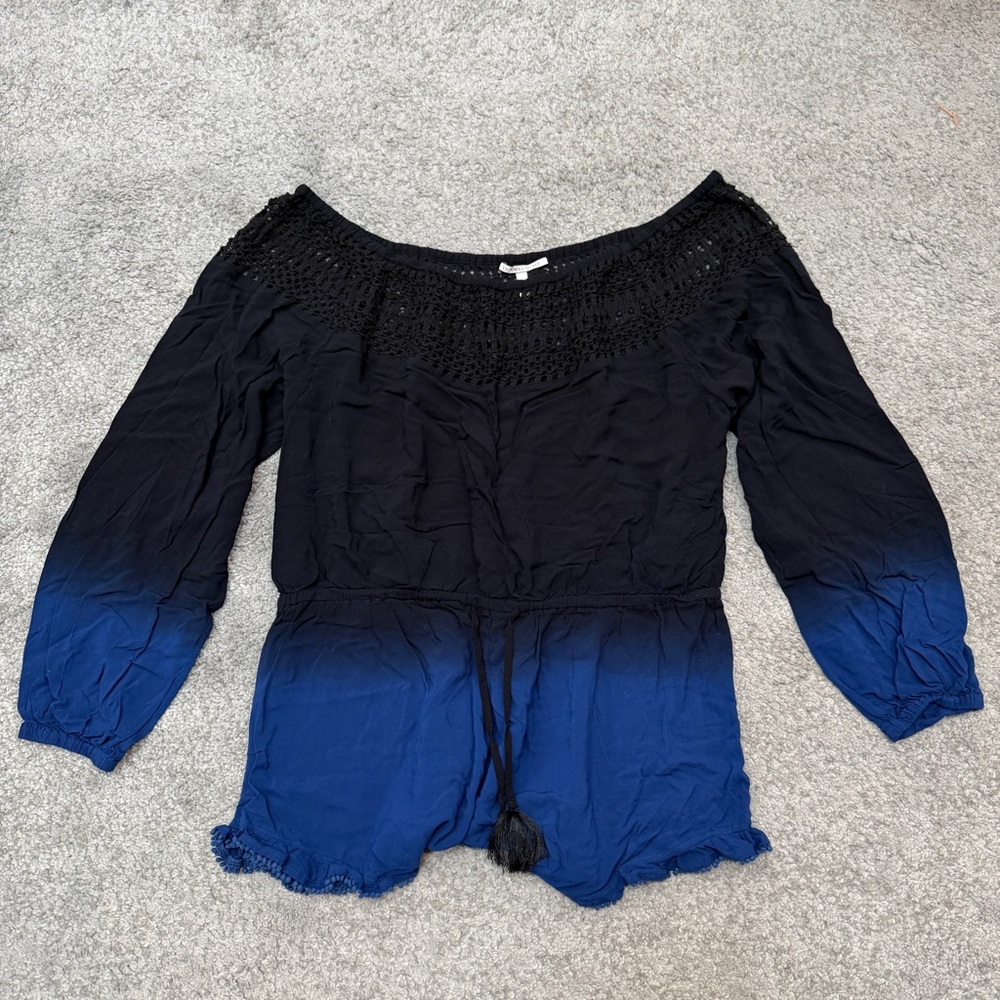 VS Black and Blue Women's Romper